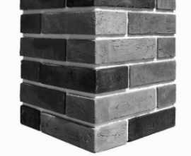 Искусственный камень White Hills 352-15 Терамо брик угол 9x20,5x5.5