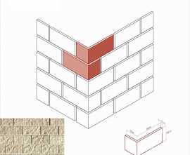 Искусственный камень White Hills 440-15 Торре Бьянка Угол 8x18x9.5