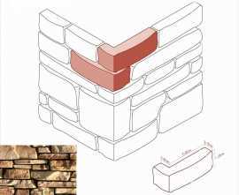 Искусственный камень White Hills 701-25 Тевиот Угол 7-30 x 4-20