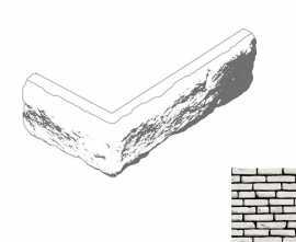 Искусственный камень Камелот Прага 180 Угол 155-260х120х50-70х30
