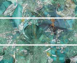 Панно Botanica Rett Decor (3) 75x75 от Ceramika Konskie (Польша)