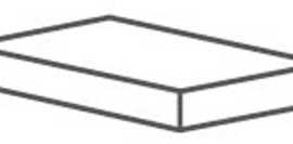 Угловая ступень Breccia Paradiso Angolo Dx правая Grad.C.Retta White(106757) 33x120 от DUE-G Ceramiche (Италия)