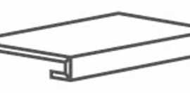 Фронтальная ступень Breccia Paradiso Gradino C.Retta Ivory Levig (106731) 33x120 от DUE-G Ceramiche (Италия)