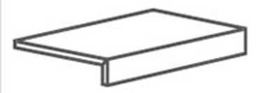 Спецэлемент Breccia Paradiso Elemento L C.Retta Brown (106765) 20x60 от DUE-G Ceramiche (Италия)