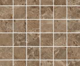 Мозаика Breccia Paradiso Mosaico Brown Levigato (106789) 30x30 от DUE-G Ceramiche (Италия)