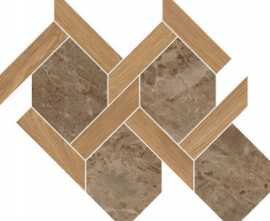 Декор Breccia Paradiso Intreccio Brown LE (106801) 51.8x46 от DUE-G Ceramiche (Италия)