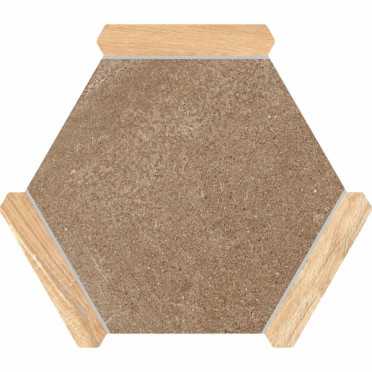 Керамогранит Avant Sacramento Marron Pino 22x25 от Monopole (Испания)