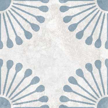 Керамогранит Palmas White Decor 4 (N100128) 20x20 от Motto (Индия)