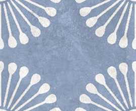 Керамогранит Palmas Blue Decor 1 (N100122) 20x20 от Motto (Индия)