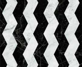 Керамогранит Dandy Ribbon Black_White (4101202) 18.6x18.6 от 41ZERO42 (Италия)