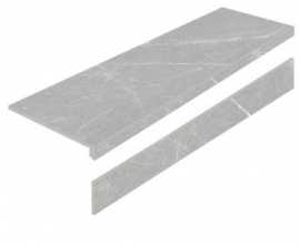 Фронтальная ступень DAKOTA GRIS AS с подступенником 32x120 от Staro (Индия)