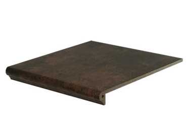 Фронтальная ступень Atrium Mocca Florentiner-Stufe 31x32 от Westerwalder Klinker (Германия)